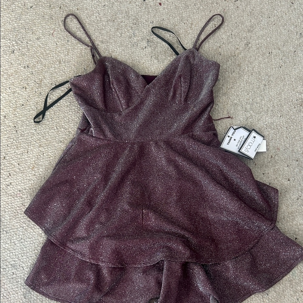 B Darlin Deep Purple Dress